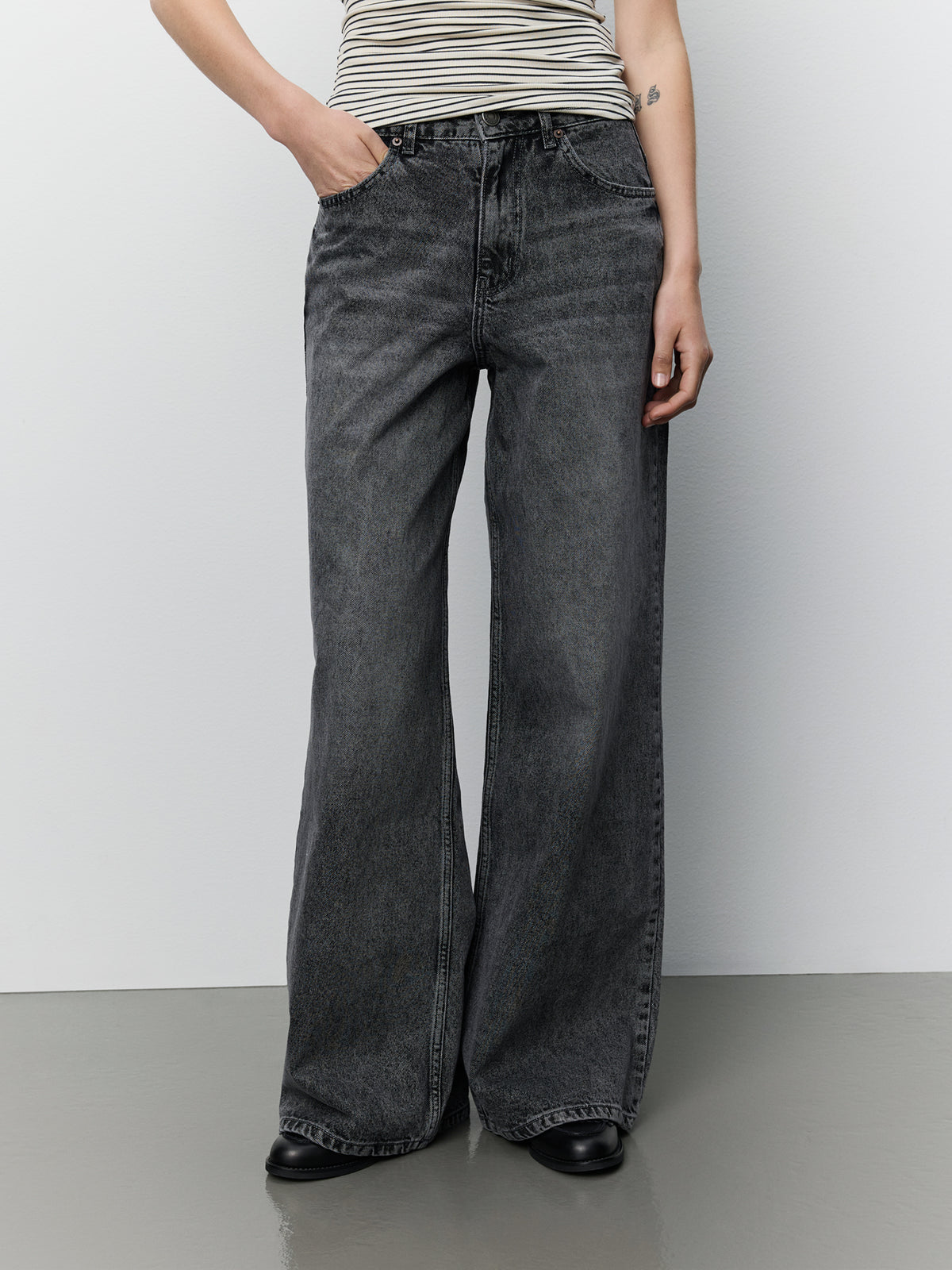 Sofie Schnoor WOMEN VENICESW MID WAIST JEANS Jeans 8006 Grey