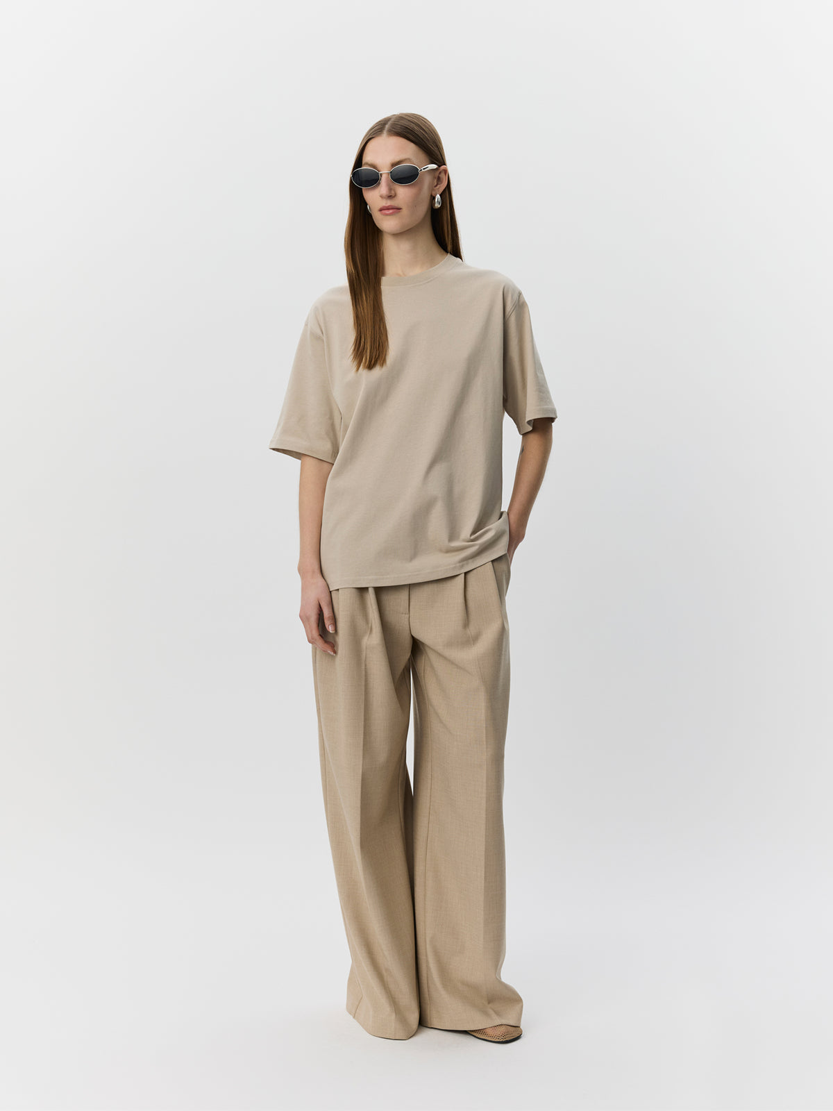Sofie Schnoor WOMEN VERASW BOXY T-SHIRT T-shirt 8058 Feather Gray