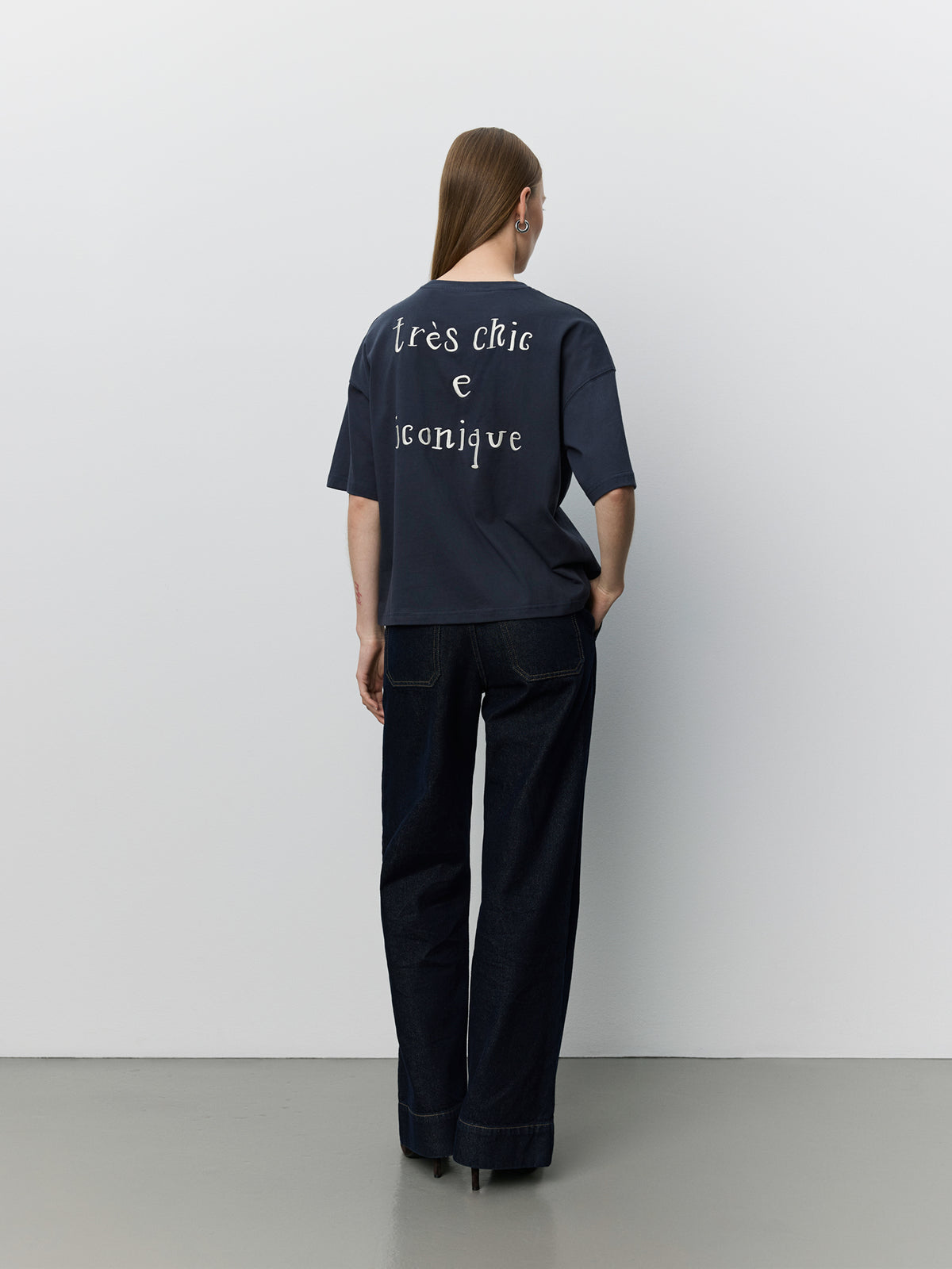 Sofie Schnoor WOMEN VERASW BOXY T-SHIRT T-shirt 5095 Navy Blue