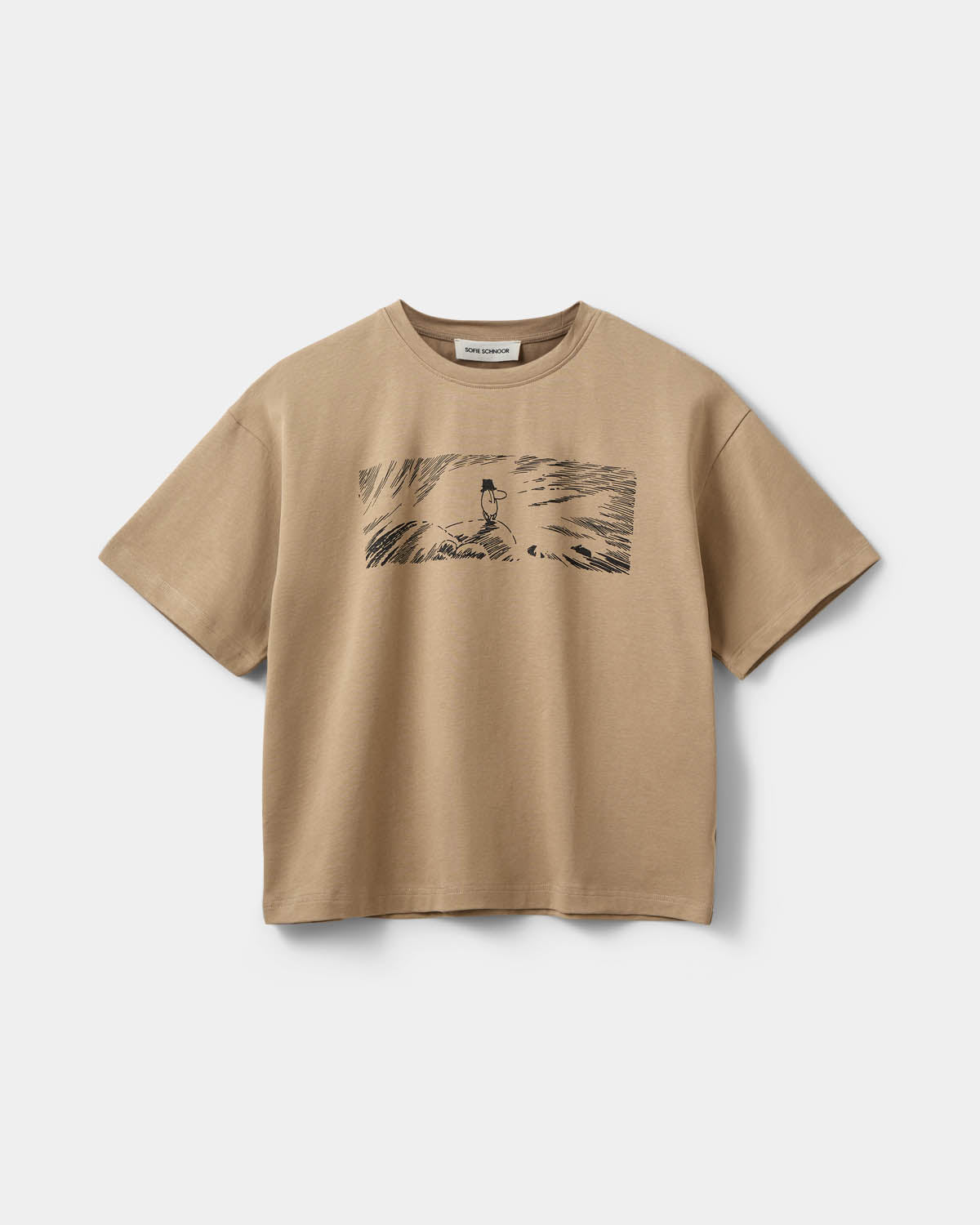 Sofie Schnoor WOMEN VERINASW MOOMIN BOXY T-SHIRT T-shirt 7001 Sand