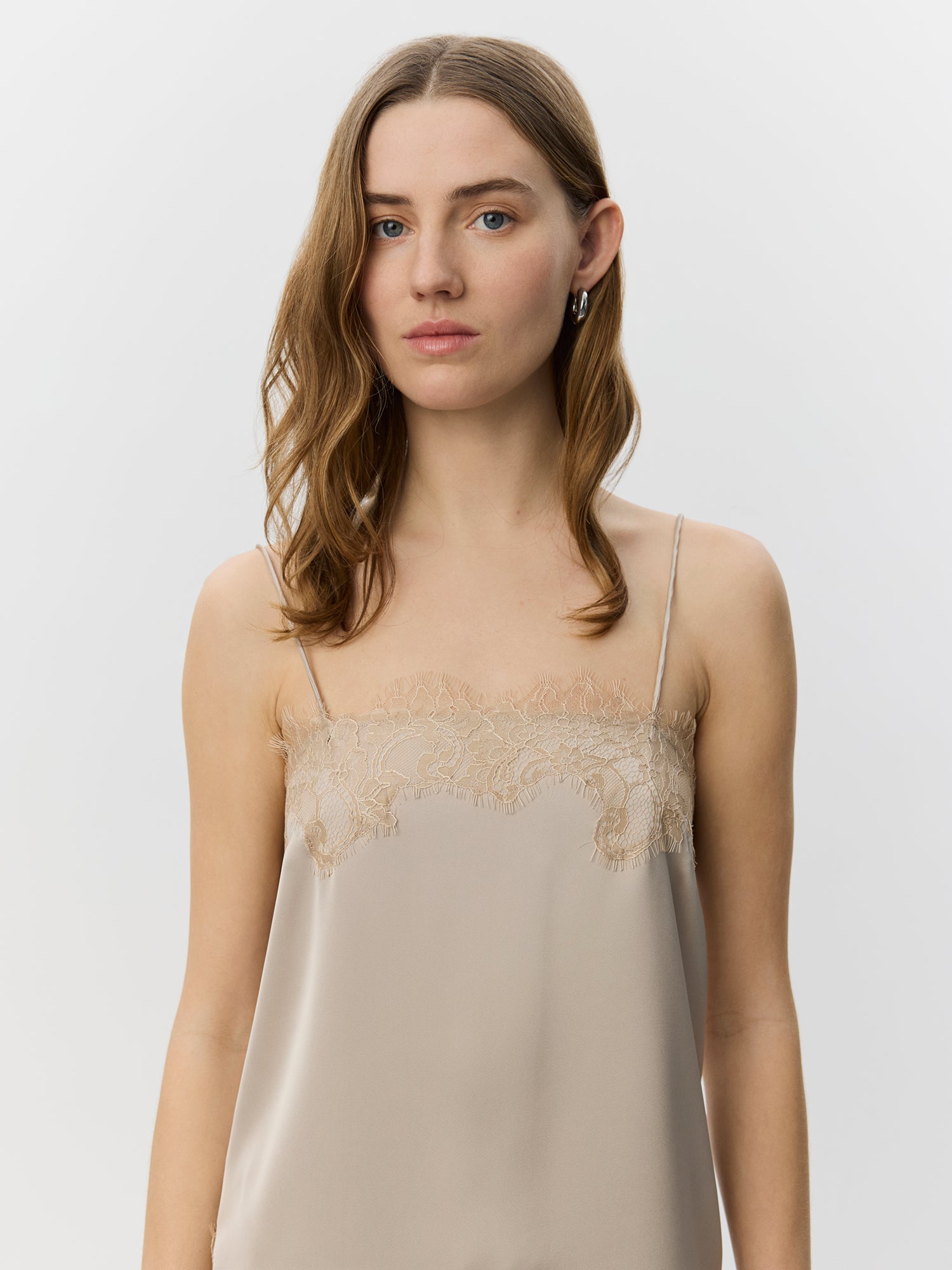 Sofie Schnoor WOMEN VIRASW LACE DETAILED TOP Top 8058 Feather Gray
