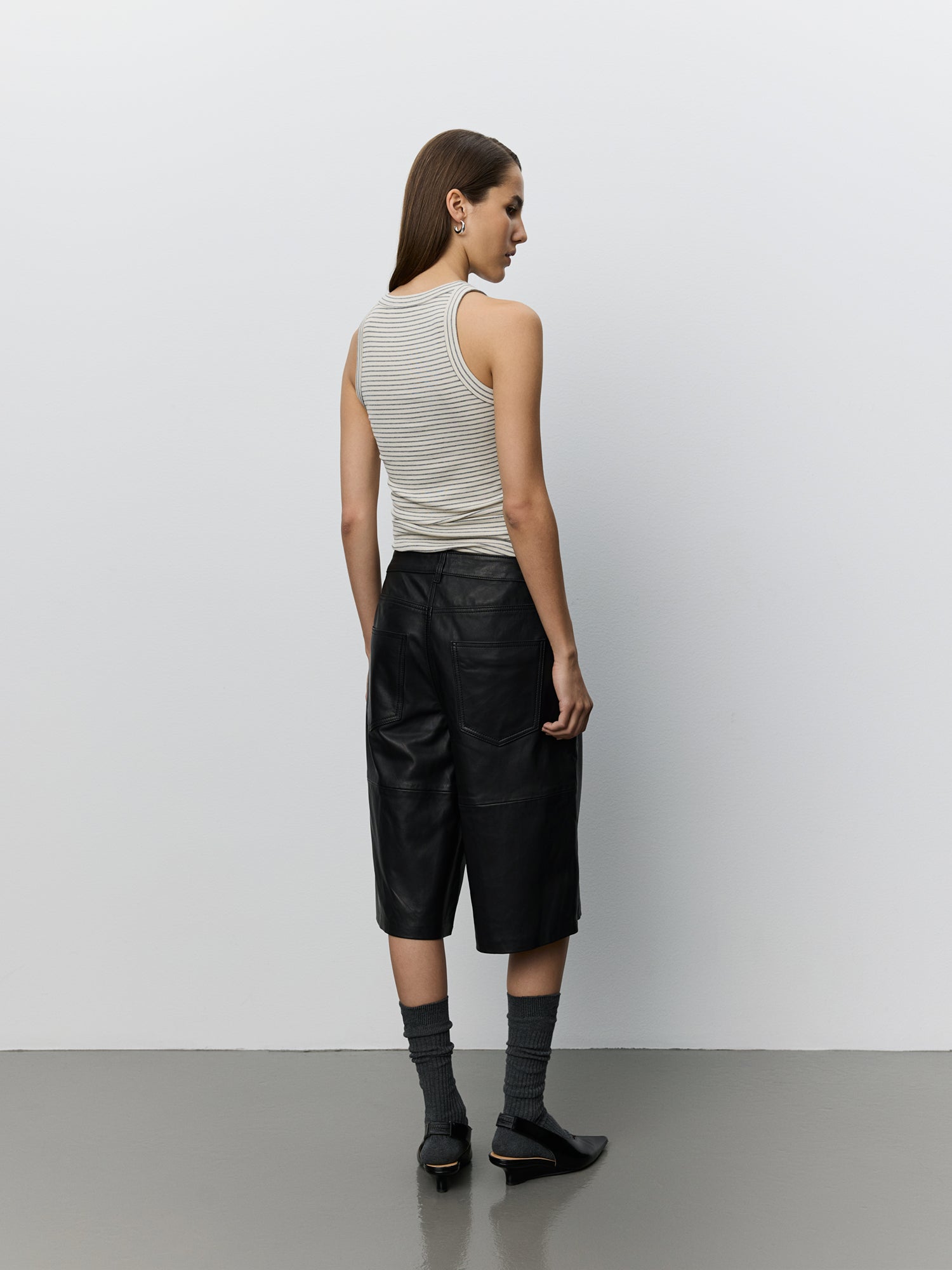 Sofie Schnoor WOMEN VOKESW LEATHER SHORTS Shorts 1000 Black
