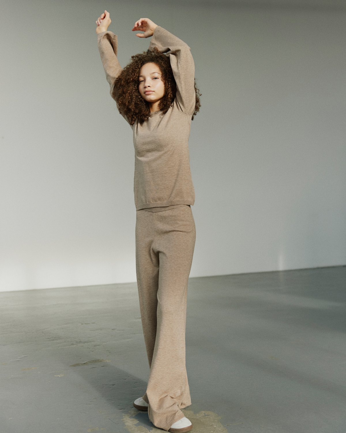 Sofie Schnoor YOUNG VULASY TROUSERS Trousers 7145 Deer Melange