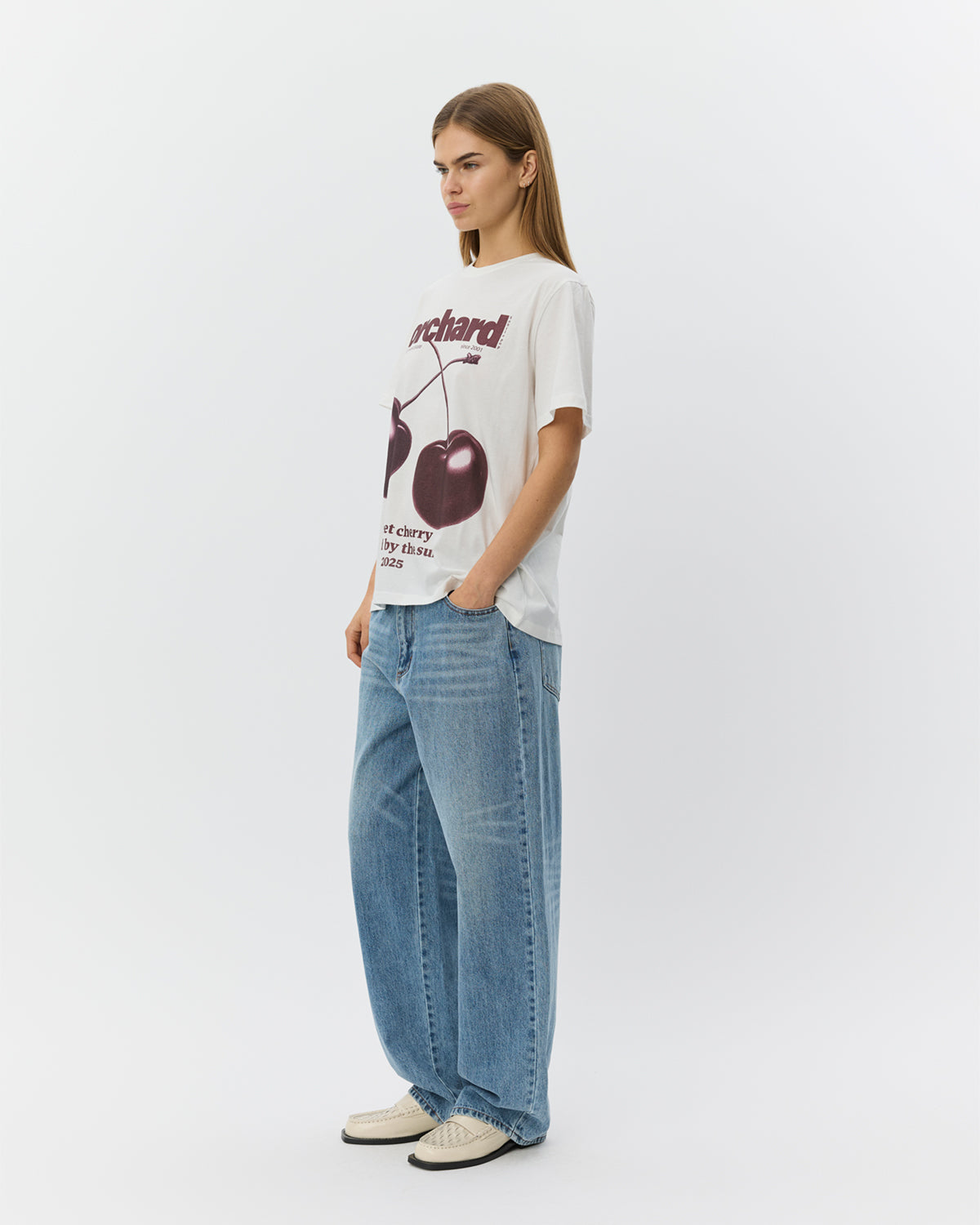Sofie Schnoor WOMEN ZENASW PRINTED T-SHIRT T-shirt 0124 Snow white