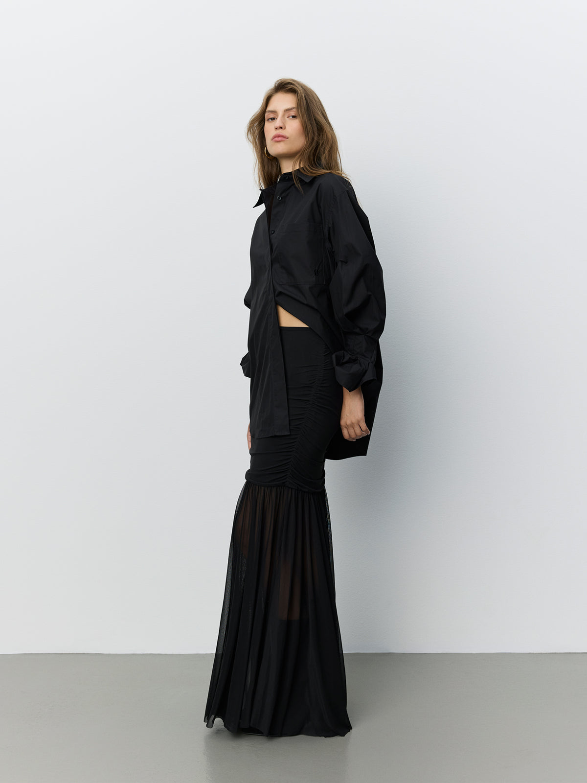 Sofie Schnoor WOMEN ZISSASW LONG SKIRT Skirt 1000 Black