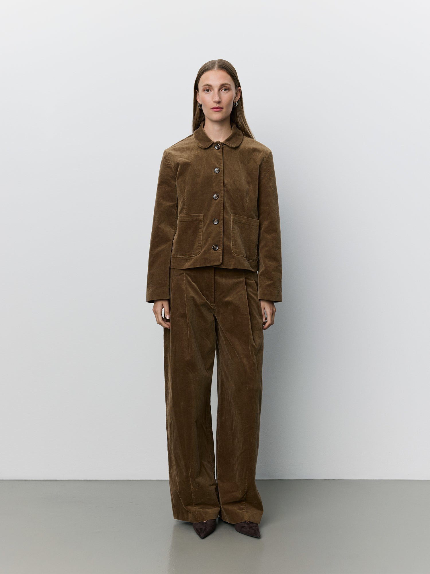 Sofie Schnoor WOMEN ZURISW CORDUROY JACKET Jacket 7052 Brown