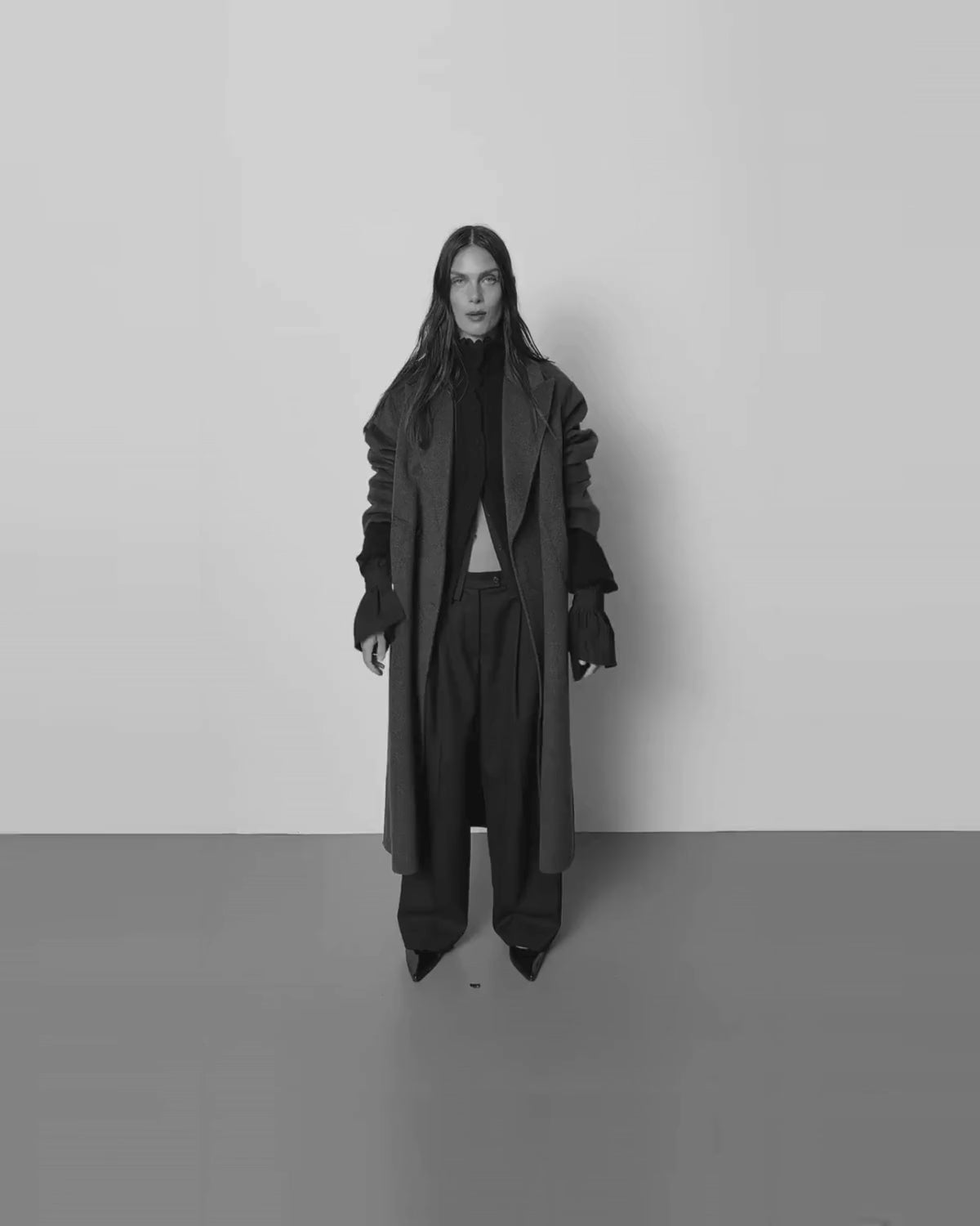 Sofie Schnoor WOMEN ICON 002 - DEVONSW CASHMERE COAT Coat 8041 Charcoal Grey
