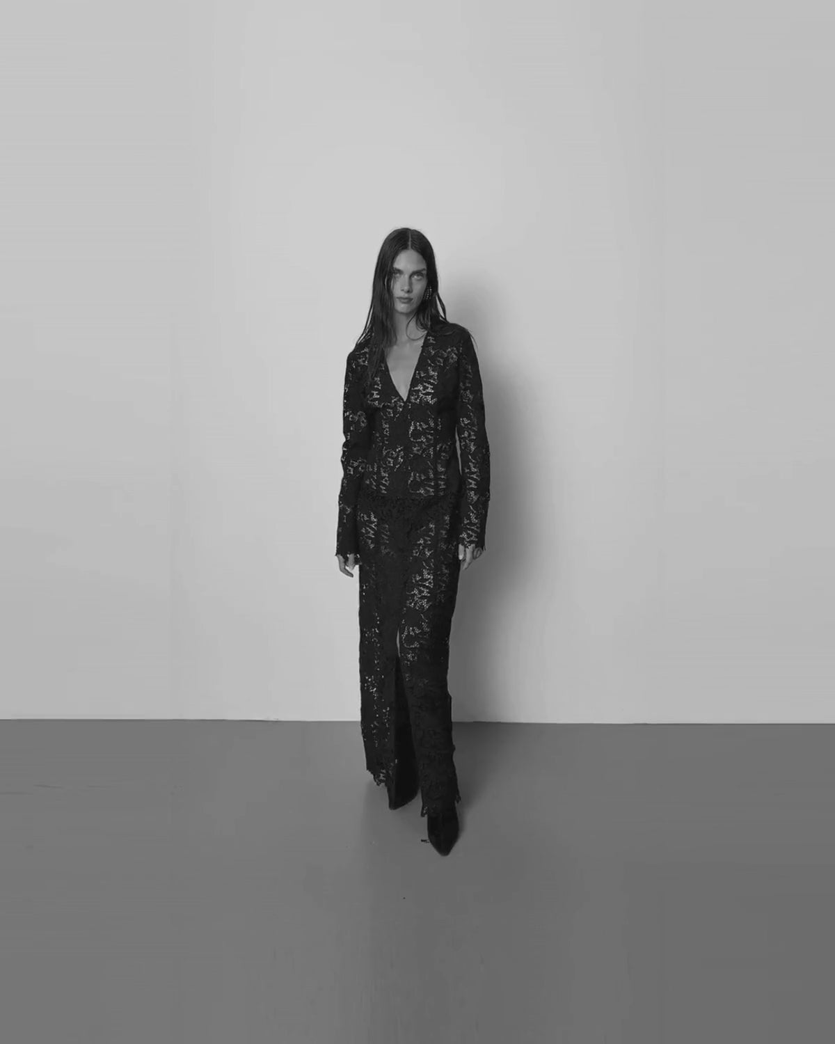 Sofie Schnoor WOMEN ICON 007 - OLYNOORSW LACE DRESS Dress 1000 Black