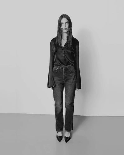Sofie Schnoor WOMEN ICON 015 - TAMMYSW SILK SHIRT Shirt 1000 Black