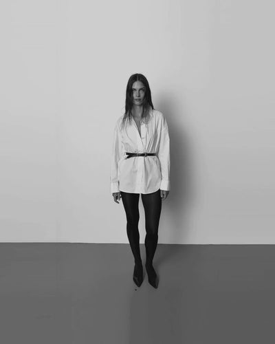 Sofie Schnoor WOMEN ICON 018 - GAVINASW OVERSIZE SHIRT Shirt 0101 Off white